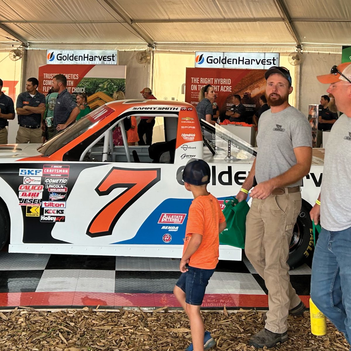GldnHarvest's tweet photo. Today's the day! @sammysmithSS is revving up at Booth 702 from 9:30 a.m. to 11:30 a.m. Swing by to meet him, check out the Golden Harvest truck and get an autograph! 
@FPShow • #FPS24 https://t.co/kL4h5OkVb9