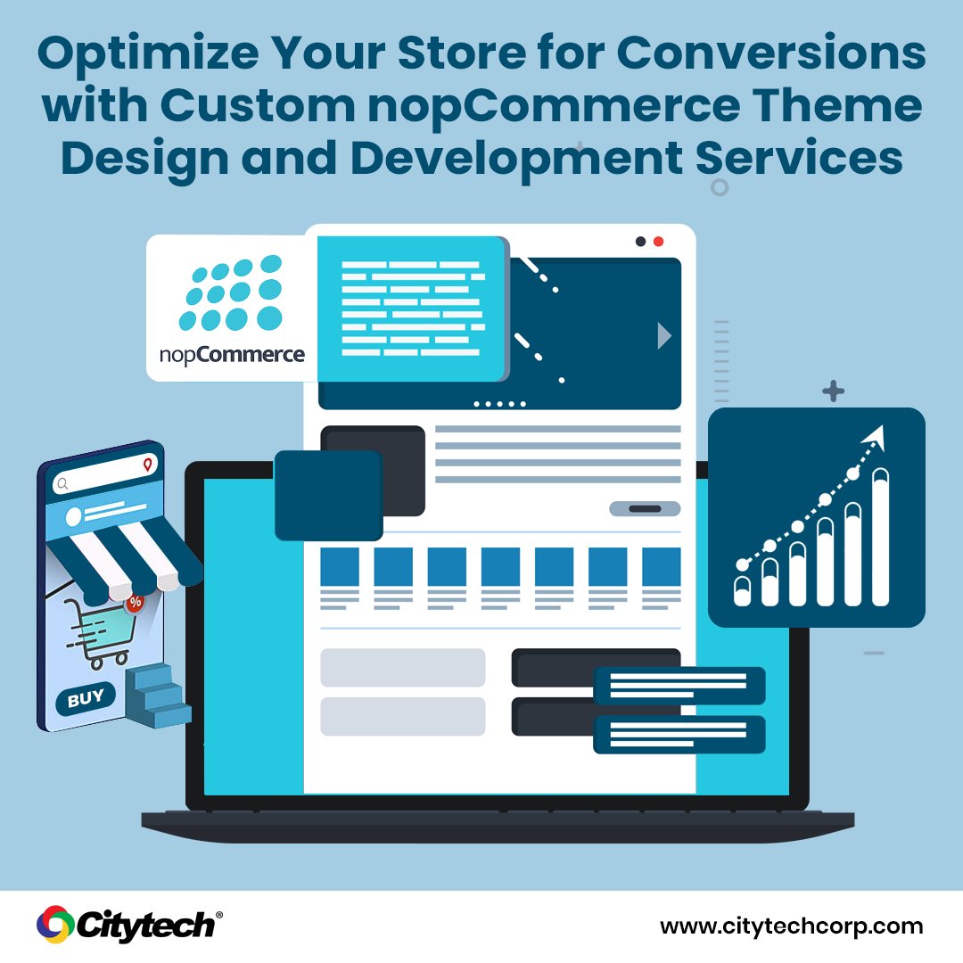citytechsoft's tweet photo. Boost your store's performance and conversions with @citytechsoft's custom #nopCommerce #themedesign service. Our team specialises in creating #customlayouts, user-friendly #navigation, and visually stunning elements.

Contact us: https://t.co/BW6ml0RUuu
#ecommerce #WebDesign https://t.co/mCCyamyZcU