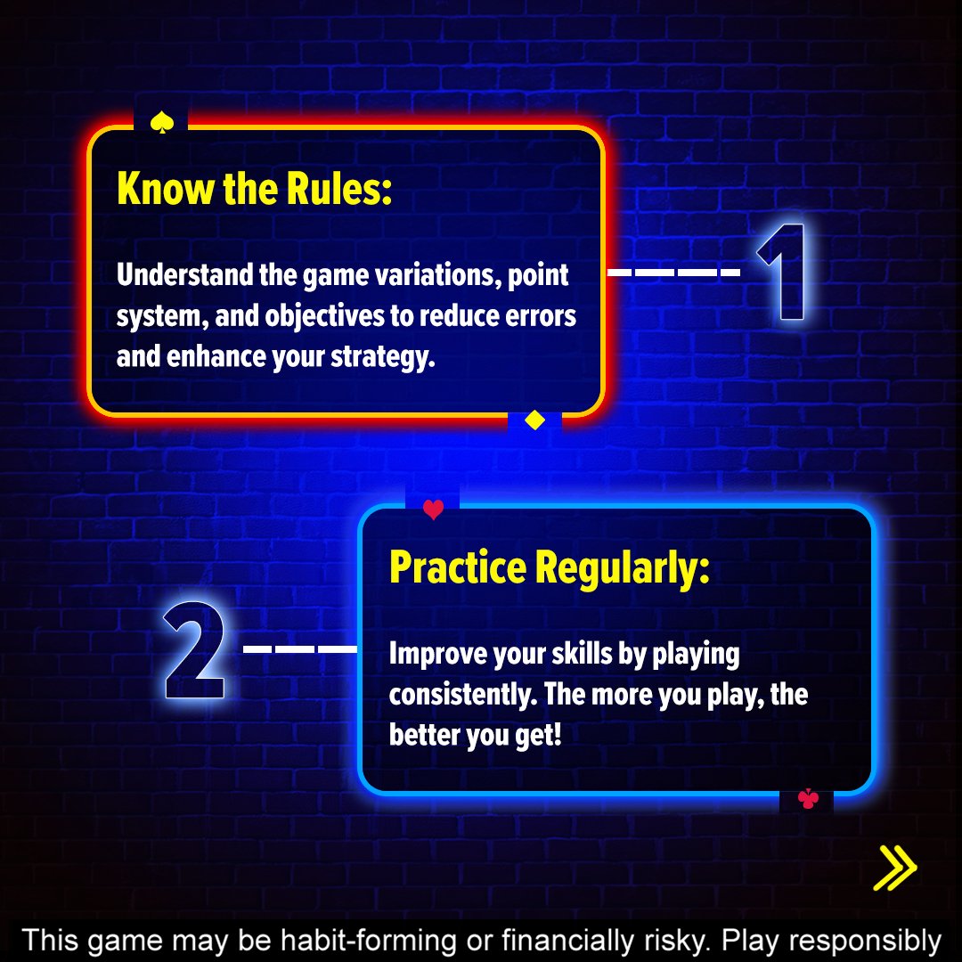 RummyGyan's tweet photo. Elevate your rummy skills with these essential tips! Master the game, strategize effectively, &amp; rule the tables like a pro.

Check out this article to learn more 👇
https://t.co/rKfVkWKduB

#OnlineRummy #PassionSeKhel #RummyCardGames #Rummy #MobileRummy #GameOfSkills https://t.co/MUqV7X35kw