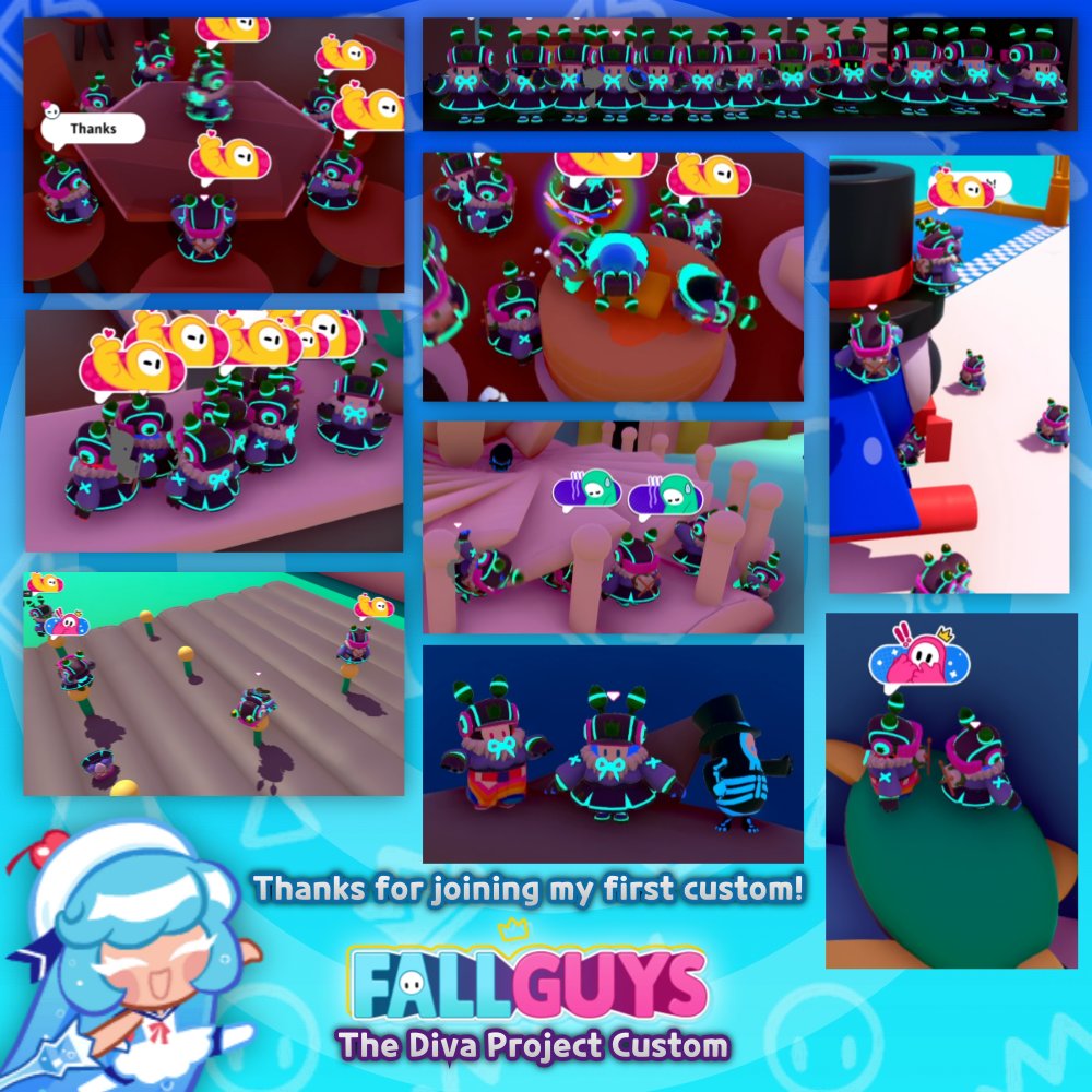IceApple2910's tweet photo. Today's custom screenshots
it was really fun!!
i’ll open custom again next time i get a chance!!
Thanks for joining my first custom!!
#FallGuys #Custom #Screenshots #TheDivaProject https://t.co/rrtsrNjNDy