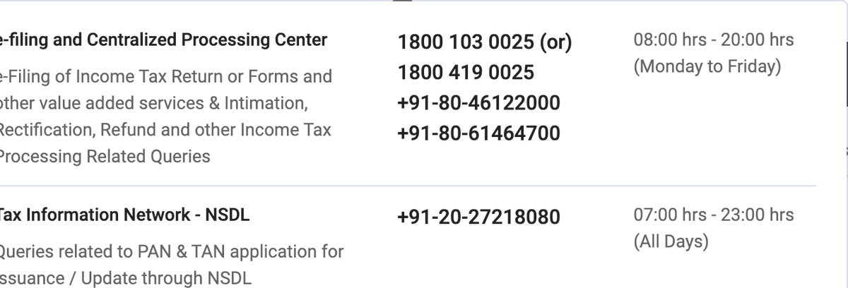 dnc899's tweet photo. @narendramodi @IncomeTaxIndia @nsitharaman Not able to connect to any number. Better remove this from the page. https://t.co/iy3scLRY4J