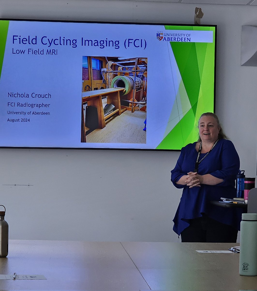 Thanks Nichola for speaking with us about the future potentials of low field cycling MRI #ffcscanner #excitingtimes #meetlearngrow