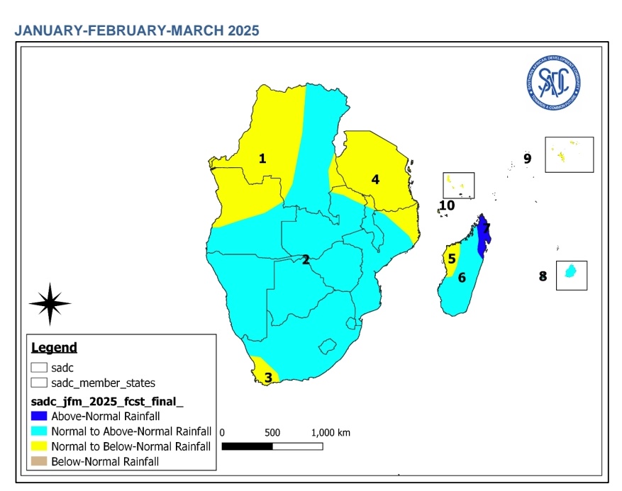 🚨: SADC weather experts say most of the region to receive normal to above-normal rainfall from October 2024 to March 2025 Dec 2024.

For Zim 🇿🇼in particular, it will be normal to below normal rains from Oct- Dec 2024, then normal to above normal from Jan-March 2025