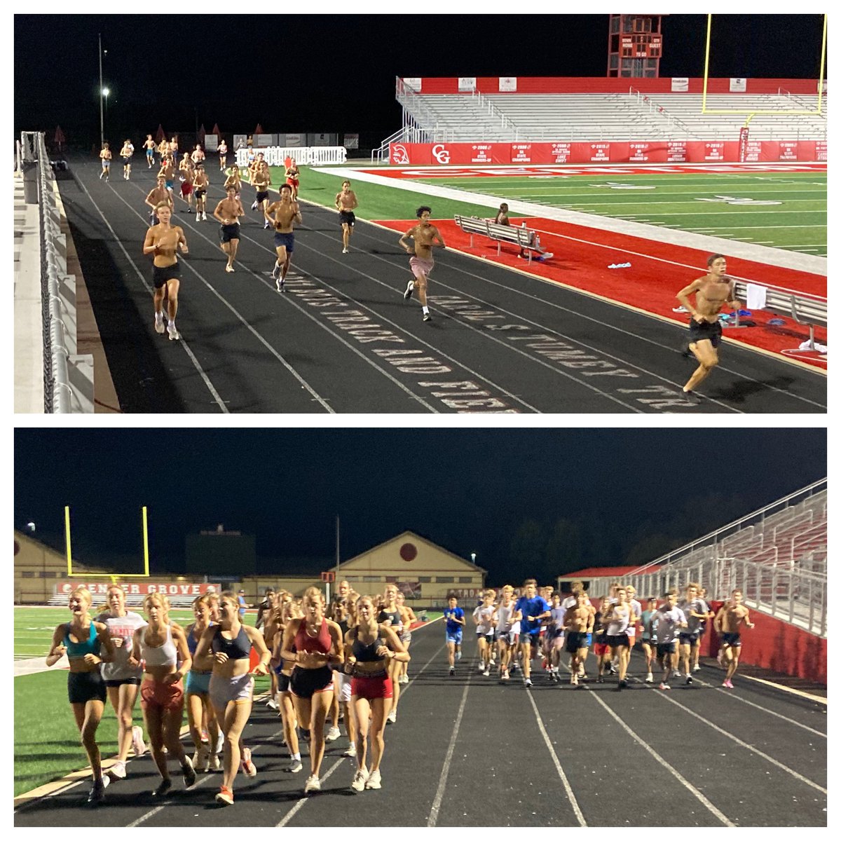 It’s 5:45 AM.  It’s time to put in the work. Best workout of the season. Lots of positive vibes this morning.  Thanks to everyone who helped  make this happen. Aim High. Trojan Pride.