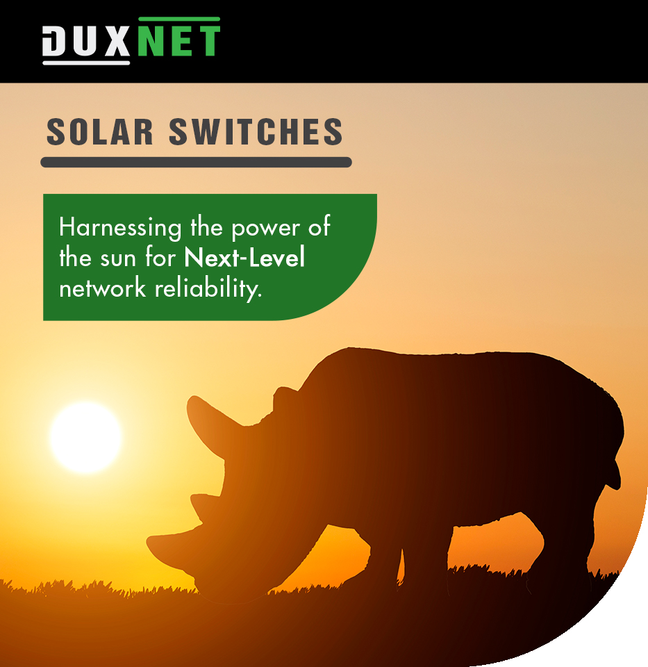 dux_net's tweet photo. The 𝗗𝘂𝘅𝗡𝗲𝘁 𝗦𝗼𝗹𝗮𝗿 𝗦𝘄𝗶𝘁𝗰𝗵𝗲𝘀 are taking the way businesses deploy IP-based devices to the Next-Level. Offering an eco-friendly, cost-effective Solution!

Contact #TeamDuxbury today!

#DuxNet #DuxburyNetworking #NextLevelNetworking #Solar #Switches #SolarSwtiches https://t.co/iKvcJWj6ff