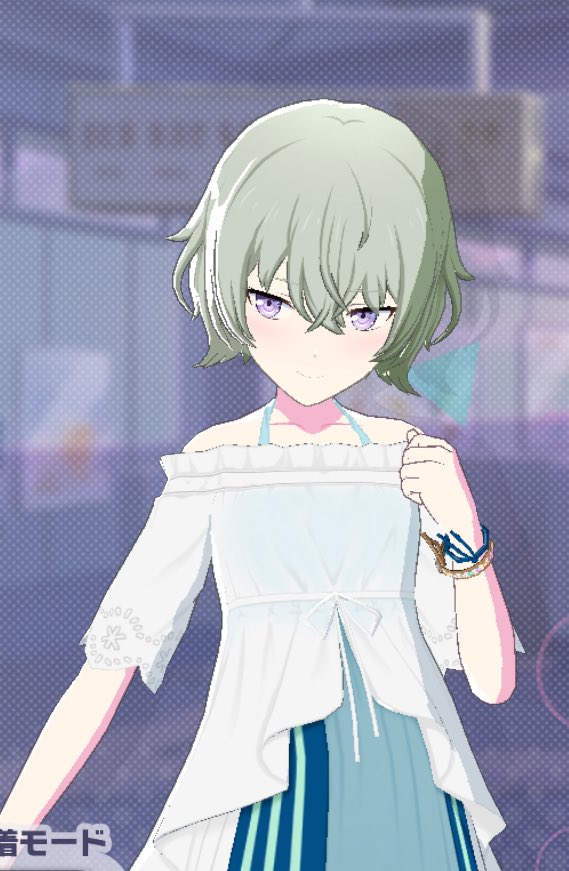 これは自分への戒めなのですが、1人の着用モデルだけを見て服を描くと、省略とかいうレベルでなくおもいっきりデザインを間違うことがあるということが分かりました
みなさまもお気をつけください