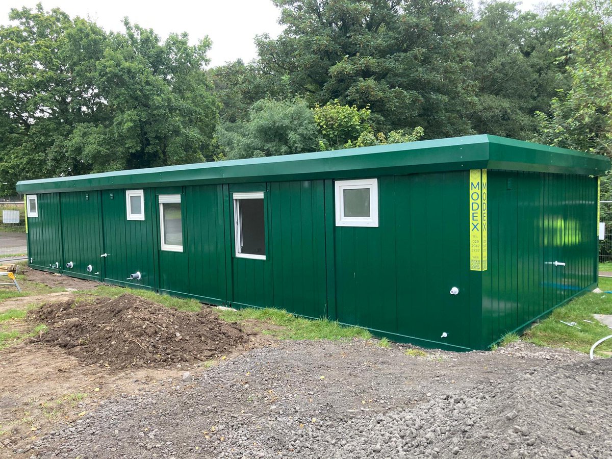 modex_spaces's tweet image. Delivery & Installation complete in Neath for a long standing Client of ours.
#modularbuilding