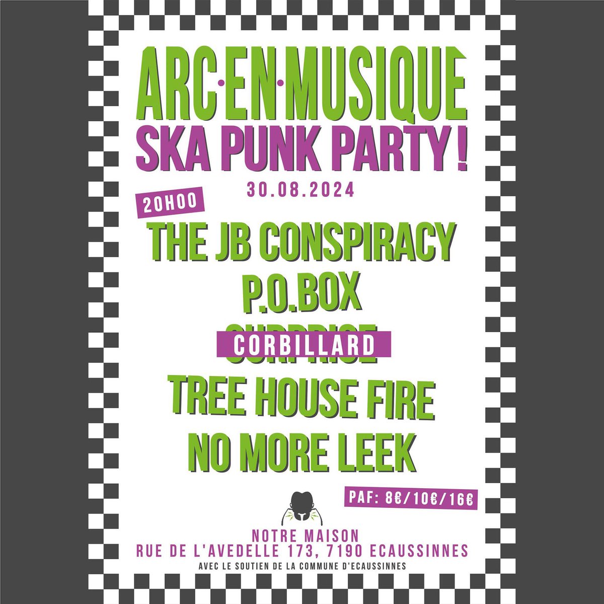 Looking forward to seeing our Belgian friends this weekend in Gent and Ecaussinnes!! 🇧🇪🍺

What’s more we get to share stages with our old pals <a href="/treehousefireuk/">Tree House Fire!</a> and <a href="/pobox_band/">P.O.BOX</a> 🔥

These will be our only shows in Belgium this year so don’t miss out. Can’t wait to see you all!