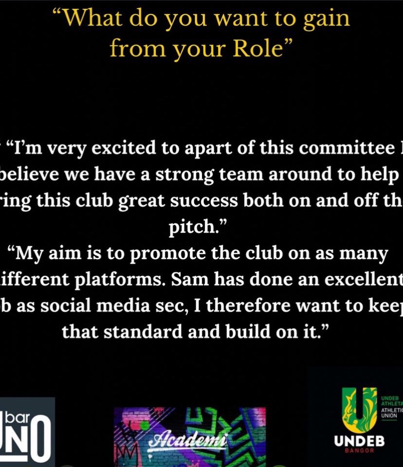 Meet the committee 💚

Next up we have the BUFC spice boy Bobby Mantchev (me) in charge as social media sec
Here is what my thoughts were for the upcoming season

#bleedgreen