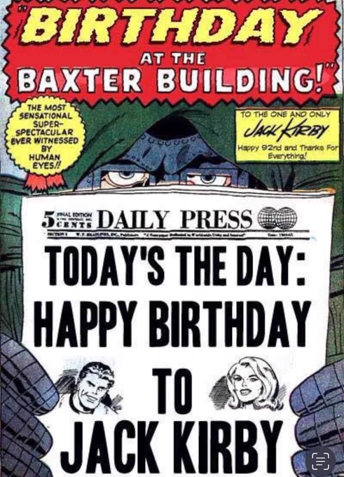 #HappyBirthday @KirbyKrackleArt 