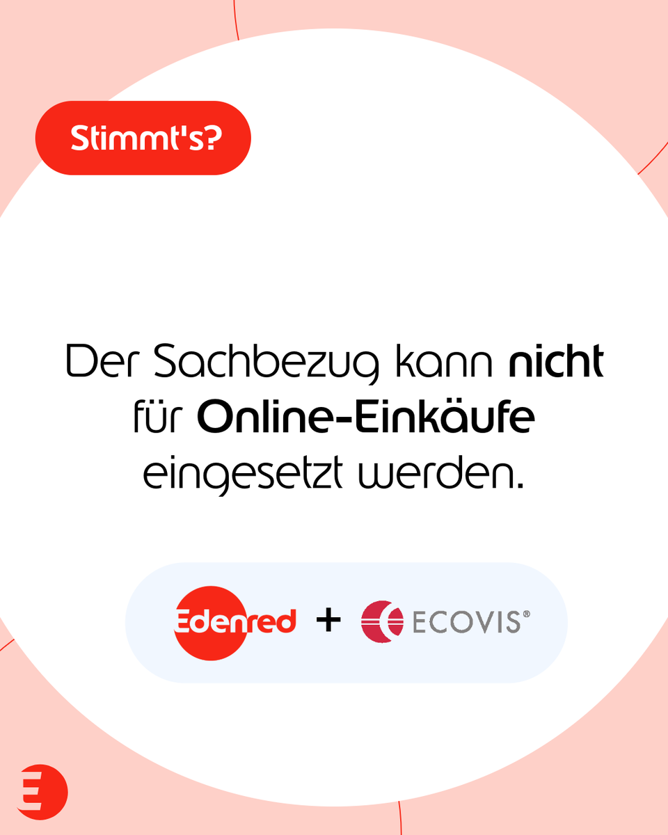 Edenred_D's tweet photo. Digitale Gutscheine als Sachbezug sind flexibel und praktisch für Online-Einkäufe. Entdecken Sie, wie einfach der Sachbezug mit MeinGutschein funktioniert und shoppen Sie bequem online! Dank unserer Zusammenarbeit mit @ecovis_com sind alle Online-Transaktionen rechtskonform. 🌐 https://t.co/NfmGNAviVr
