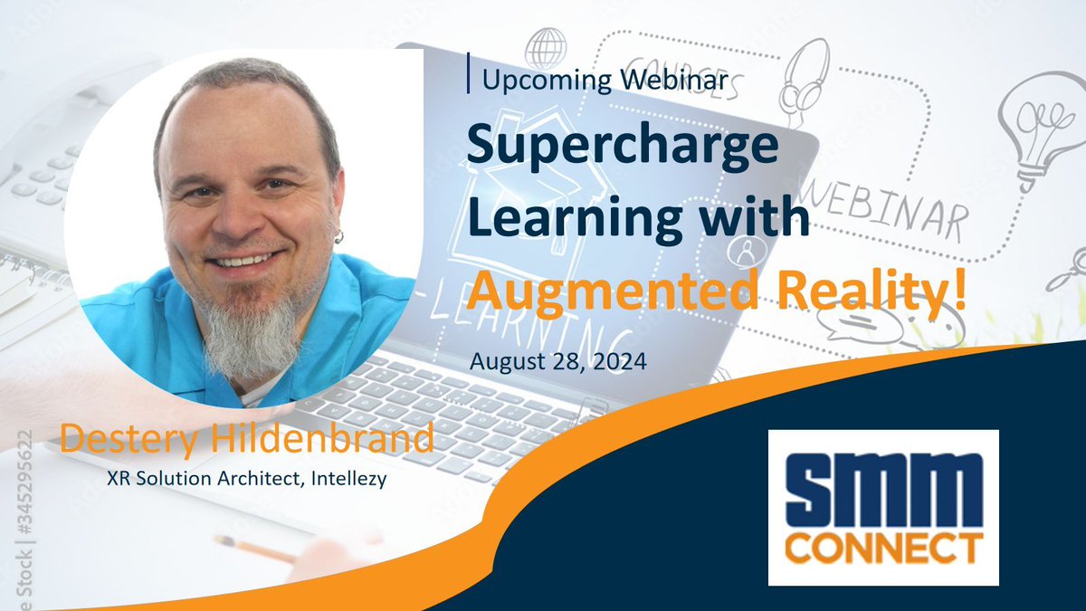 3PM EST: Supercharge #Learning with #Augmented #Reality! <a href="/Intellezy/">Intellezy</a> <a href="/trainmagnetwork/">TrainingMagNetwork</a> @trainingmagus REGISTER: buff.ly/3yvz0mc buff.ly/3WPOCdT #augmentedreality #AR #training #traininganddevelopment #learninganddevelopment