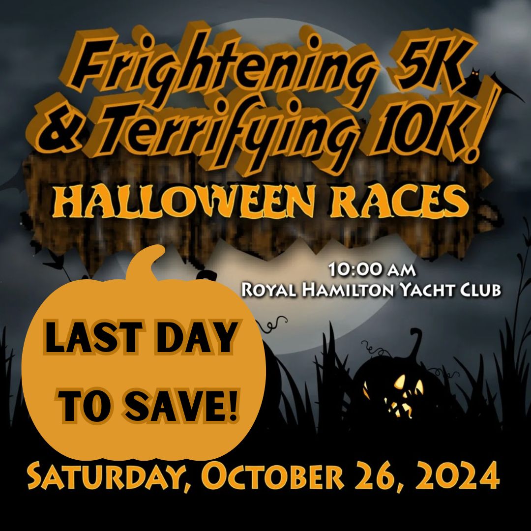 Early bird pricing for the Frightening 5K &amp; Terrifying 10K Halloween Races ends at MIDNIGHT!! 🎃

Sign up now to save: 1l.ink/7VPZFL2

#halloweenrun #halfmarathontraining #hamont #familyrun #5krun #10krun