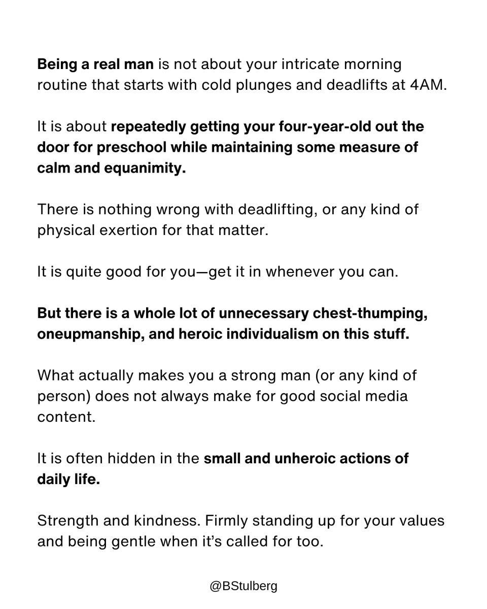 Some thoughts on masculinity:
