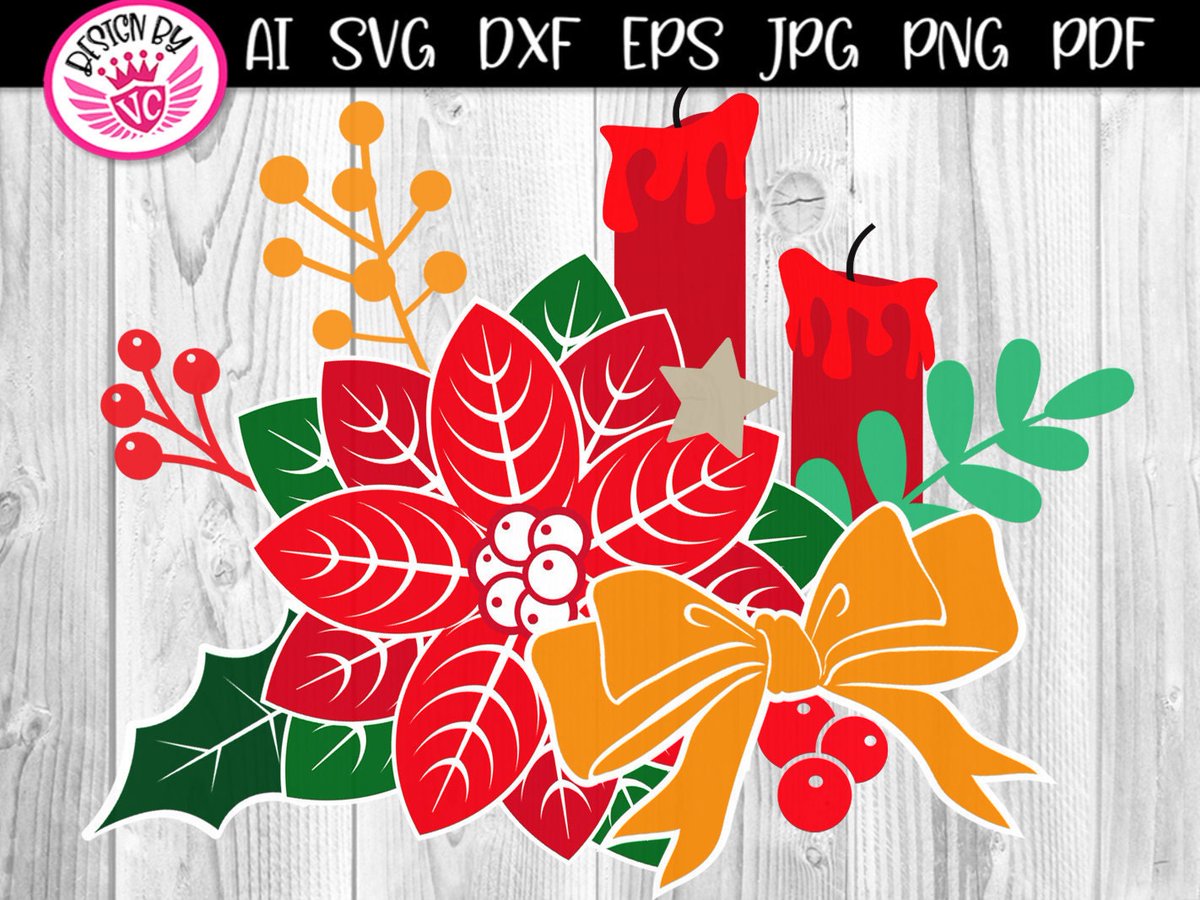 Mandala_Creator's tweet photo. Christmas SVG Poinsettia Candle Set Clipart Design Elements, Instant Digital Download for Creative DIY Projects, Vinyl Cut Files #Digital #SvgFilesForCricut 
$5.76
➤ https://t.co/QgbVZAddMh https://t.co/ZywFxAu962