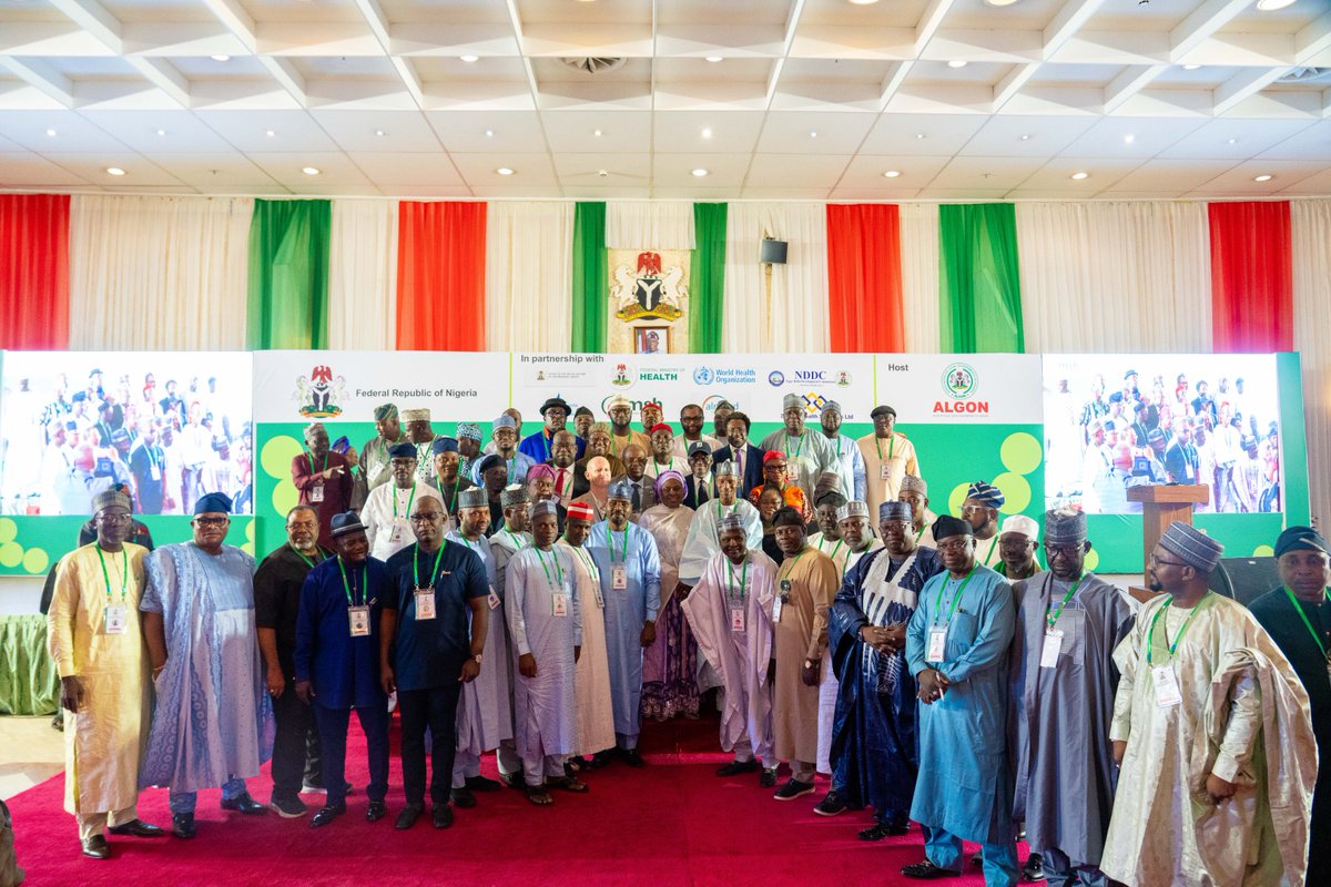 WHONigeria's tweet photo. The Country Representative @WMulombo joined the Association of Local Governments of Nigeria (ALGON) stakeholders technical workshop on primary healthcare revitalization and operationalization. Strengthening #PHC is vital for improving health outcomes and achieving #UHC across 🇳🇬 https://t.co/2NvX6n7YJ6