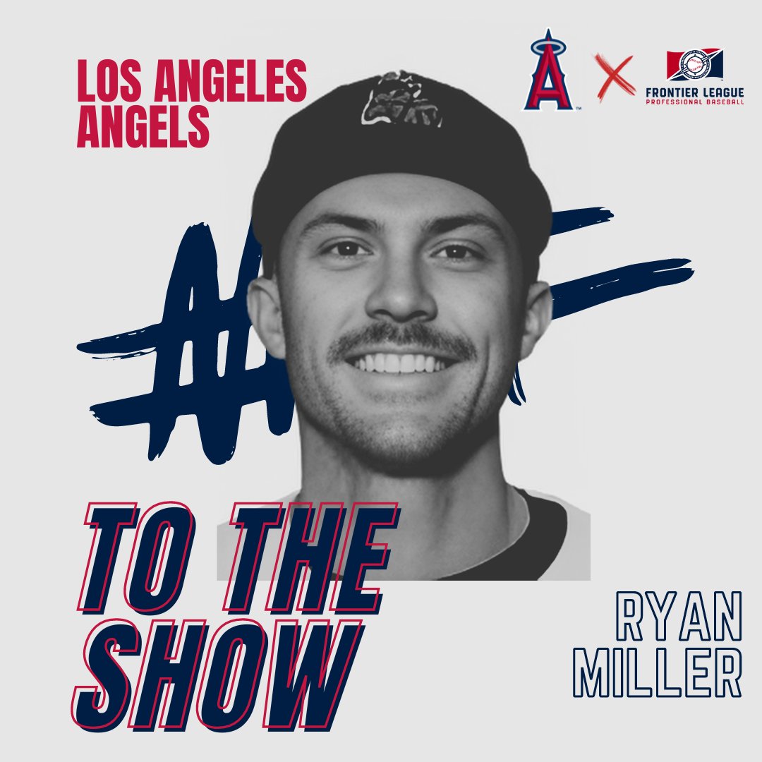 FLProBaseball's tweet photo. From the Frontier League to the big leagues! ⚾️🌟 Ryan Miller, a standout right-handed pitcher from the old Southern Illinois Miners, is set to shine with the Los Angeles Angels after his contract was picked up today. Congratulations, Ryan! 🎉 #FrontierLeague #MLBDebut #ToTheShow https://t.co/g1qrid38iN