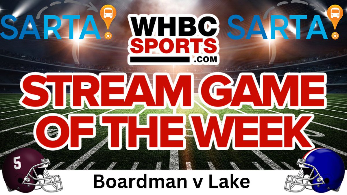1480whbc's tweet photo. Our week 2 @SARTAonline stream game of the week https://t.co/GfABDCZzSp