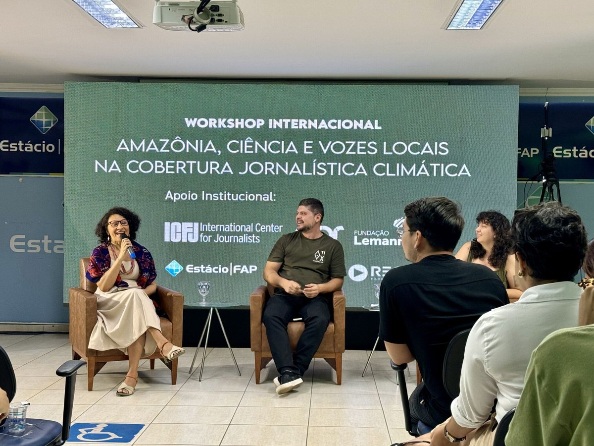 Rede Amazônia Sustentável (@ras_network) on Twitter photo Ontem, nossa fundadora <a href="/joice1ferreira2/">Joice Ferreira</a>, participou do workshop 'Amazônia, ciência e vozes locais na cobertura jornalística climática' falando sobre a importância de uma cobertura jornalística sobre incêndios florestais baseada na ciência. Ontem, nossa fundadora <a href="/joice1ferreira2/">Joice Ferreira</a>, participou do workshop 'Amazônia, ciência e vozes locais na cobertura jornalística climática' falando sobre a importância de uma cobertura jornalística sobre incêndios florestais baseada na ciência.