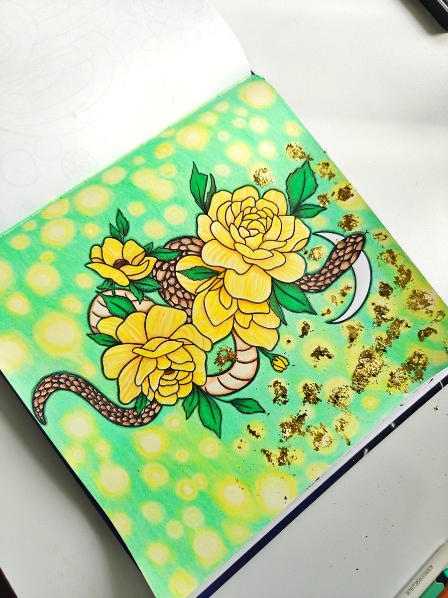 RaveenaBaskaran's tweet image. 😯 Oh!!!! It&apos;s from &quot;Enchanted Luna coloring book&quot;🌙. It&apos;s gonna launch on September 1st. You can pre-order the hardcover copy now on Amazon. Check out the link in my BIO. ✌🏻😊

#coloringbookpage #completedcoloringpage #adultcoloringbooks #adultcoloringpage #coloringenthusiast