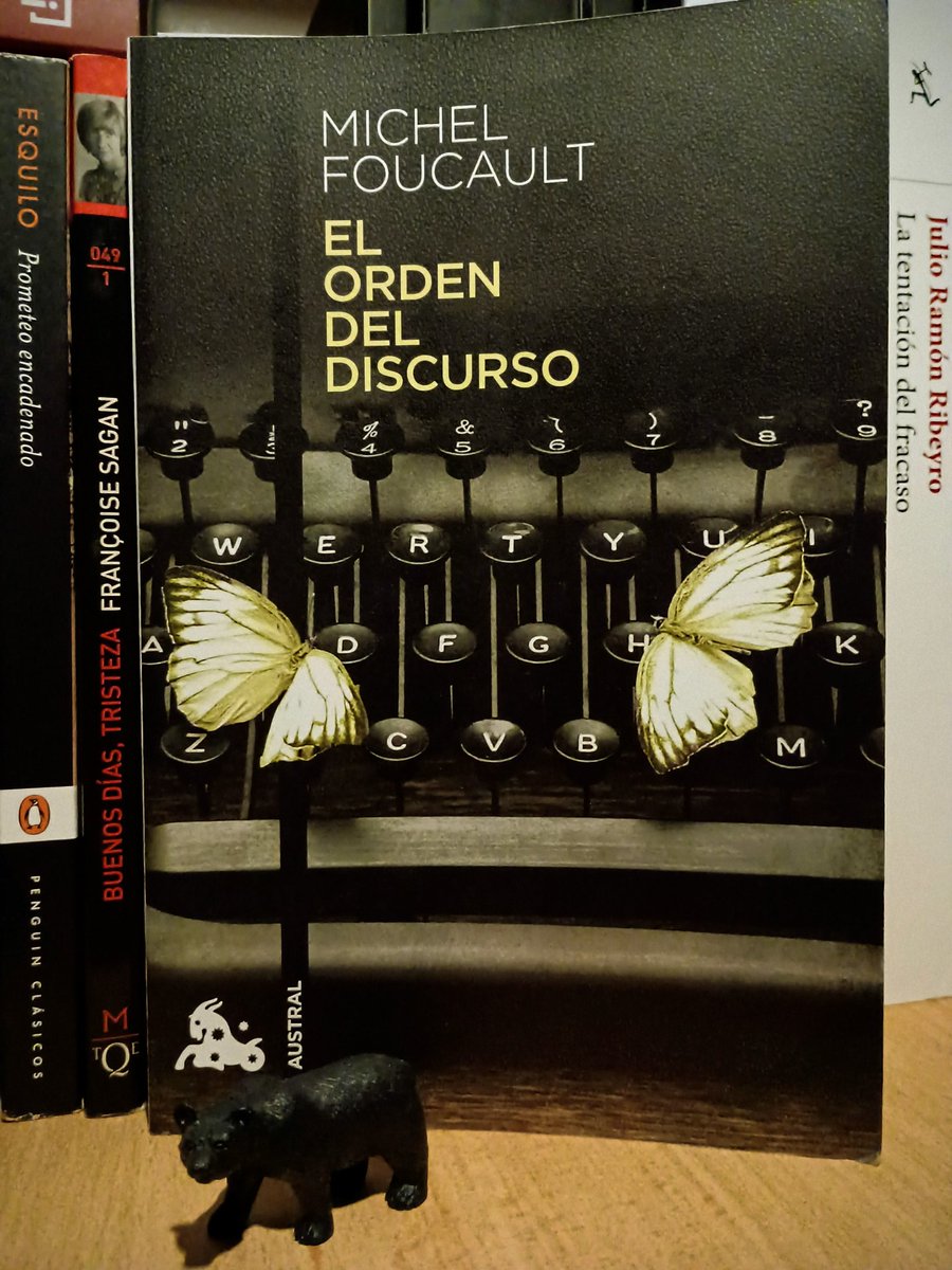 Lavarello08's tweet photo. En El orden del discurso, Foucault sostiene que, los discursos se validan por todo sistema de institución y disciplina, que controla la producción y vigencia de ciertos discursos. Formas de exclusión, delimitación y lo prohibido, son reglas permanentes.

#QueLeer #Foucault https://t.co/oOhsjzygrR