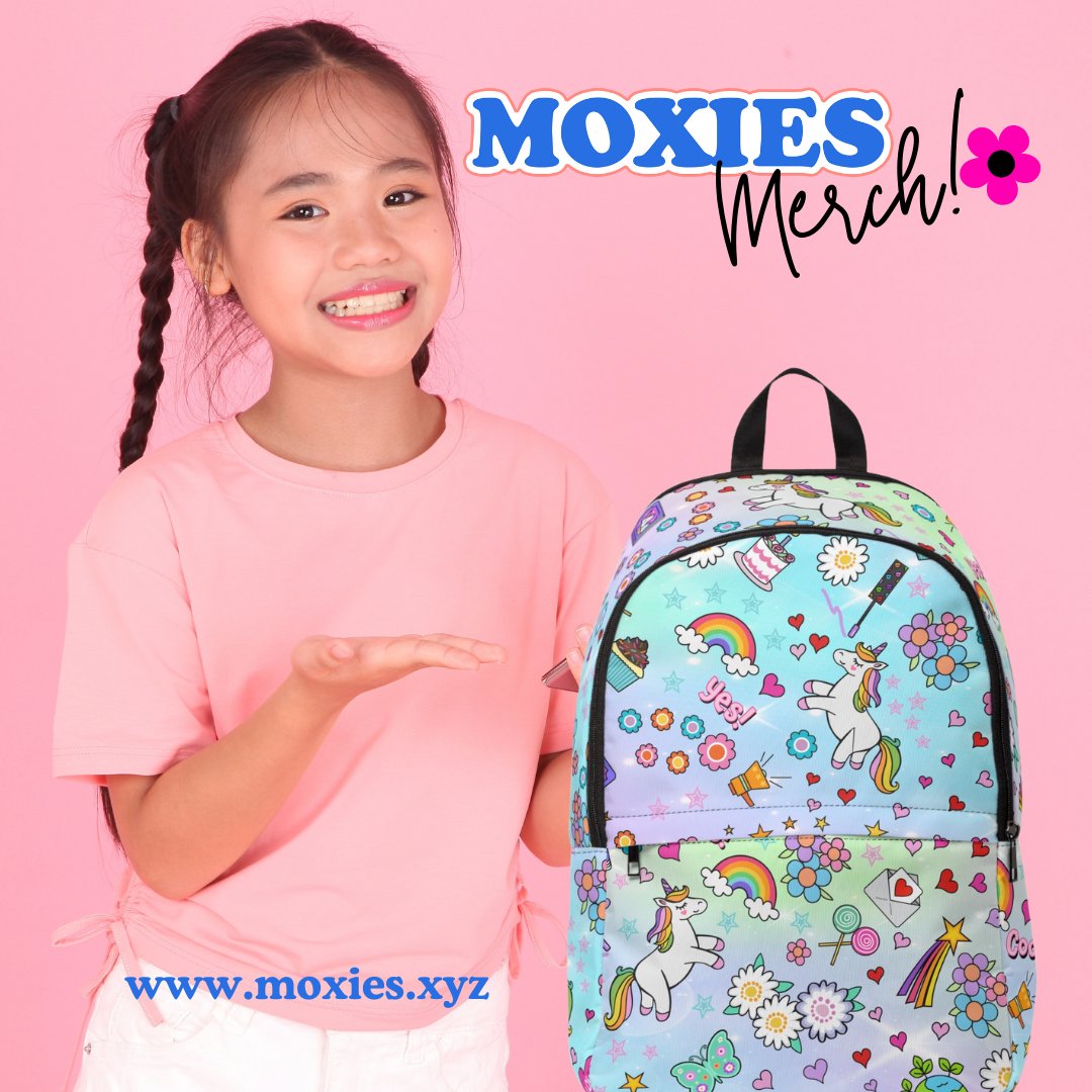 ICYMI! 

Have your kids go back 2 school in style with Moxies Merch! Match your backpack and get a 15% discount until August 31st. 🎒 

Use promo code: MOXIES15 at checkout. Take on this year with all the Moxie! 🤩🤩 moxies.xyz/collections/ba…