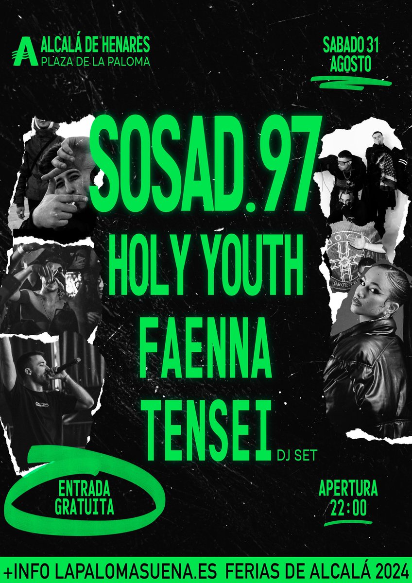 ESTE SÁBADO CARTELÓN GRATUITO EN LAS FERIAS DE ALCALA DE HENARES (PLAZA DE LA PALOMA AKKA PLAZA DE JUZGADOS DE TOA LA VIDA)