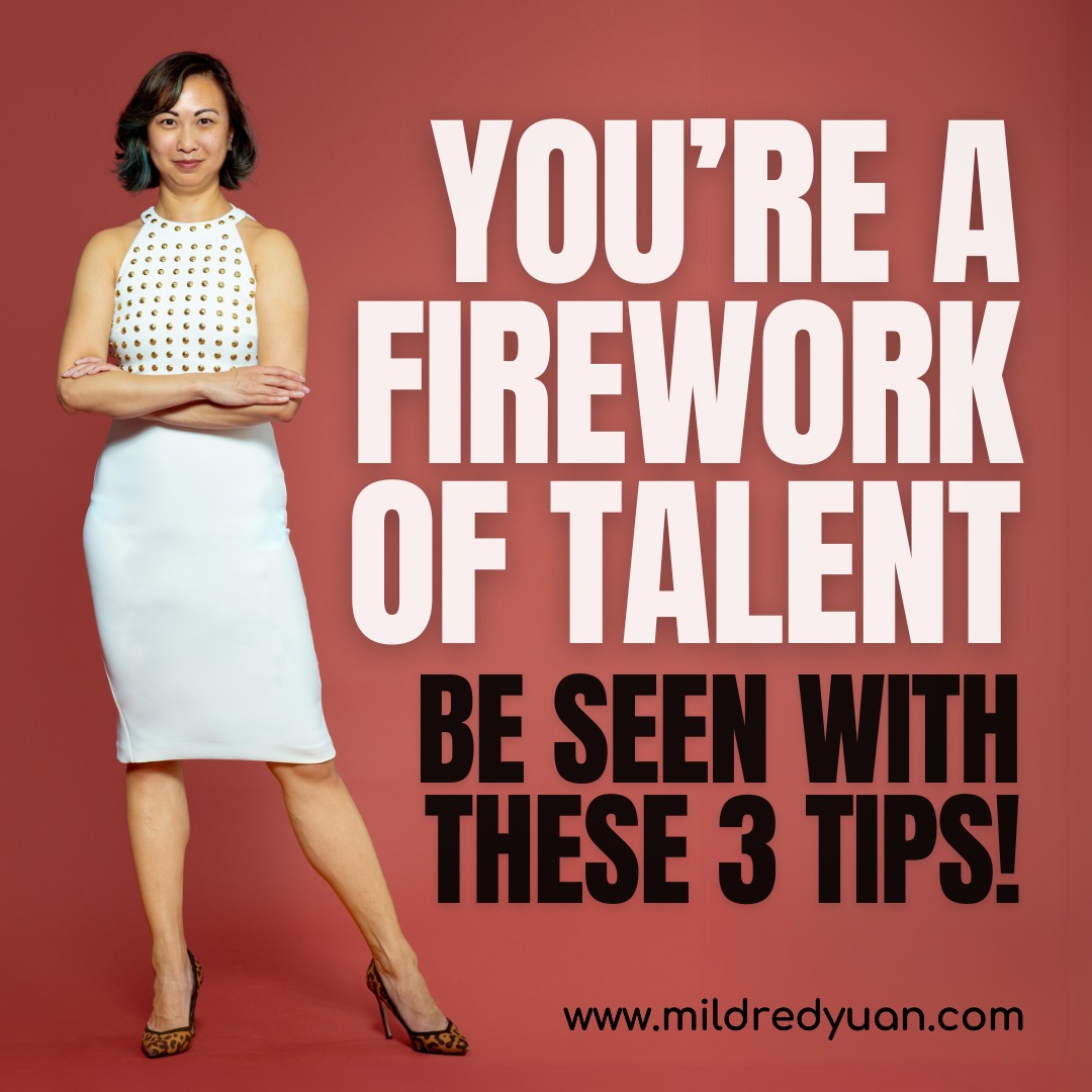You’re a Firework of Talent: How to be seen in a sky full of stars. Read below for tips 👇 🎉🎭
