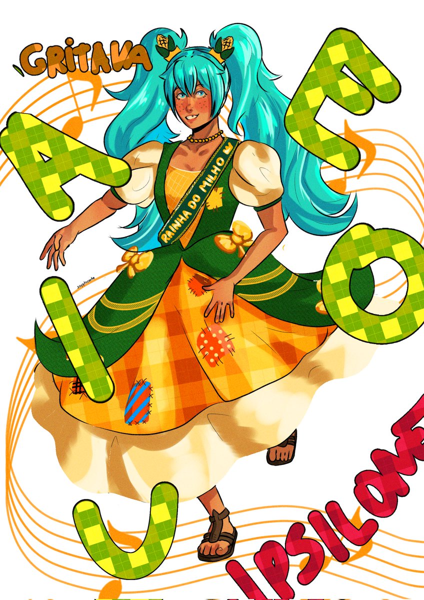 Miku rainha do milho