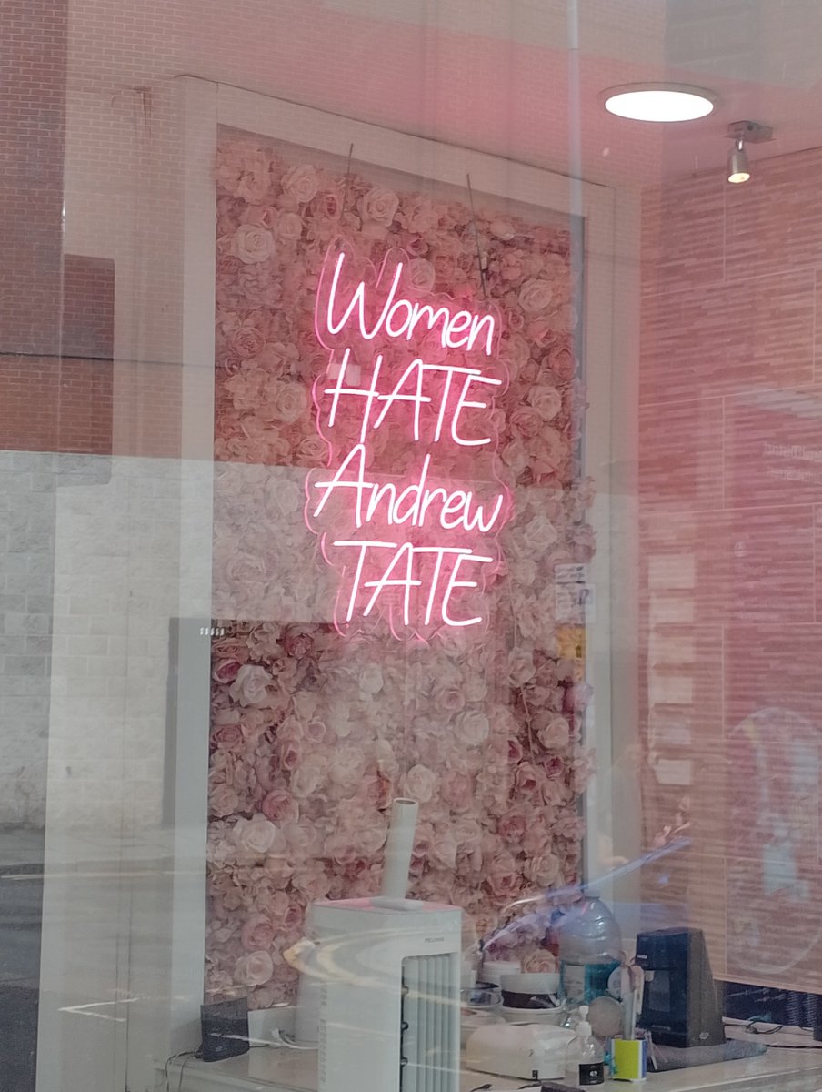 OK... That's a pretty cool thing to have in a nail salon....