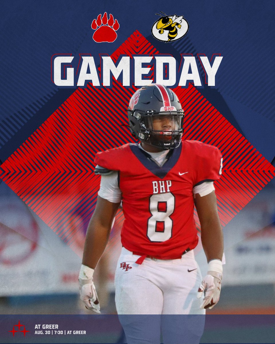 Good luck to the Varsity Bears as they travel to Greer tonight. Go Bears!