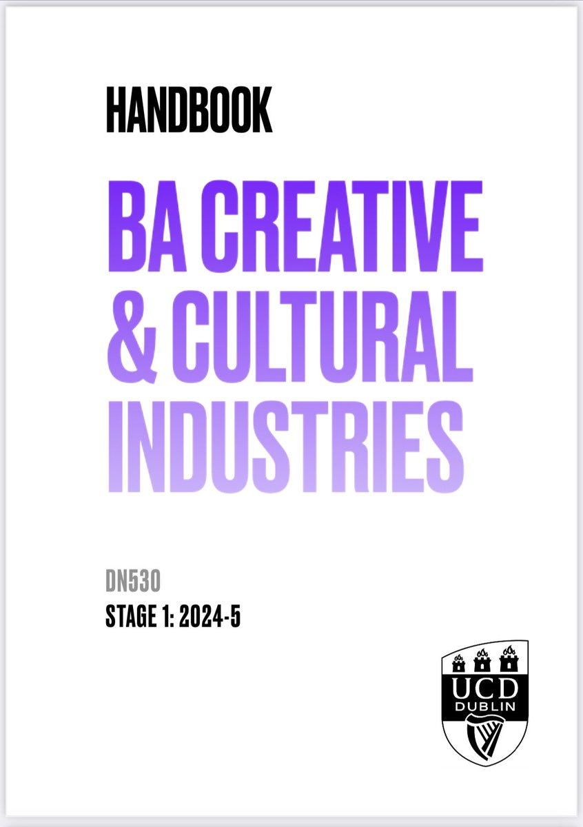 Did you get your offer today?? Looking forward to welcoming our new BA Creative &amp; Cultural Industries 2024-5 cohort to <a href="/ucddublin/">University College Dublin</a> very soon 👀👀
Get in touch with any questions! creativeindustries@ucd.ie
