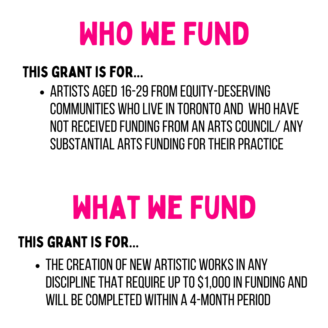 ArtReachToronto's tweet photo. ArtReach's 2024 Artist Creation Project grant is open! 💸📝

Head to https://t.co/s3j532uWUh to…

✨Read our program guidelines + FAQs
✨Confirm your eligibility
✨Access the application
✨Sign up for an info session or 1-1 meeting

The deadline to apply is October 1st @ 11:59pm https://t.co/pOhuBquRAz