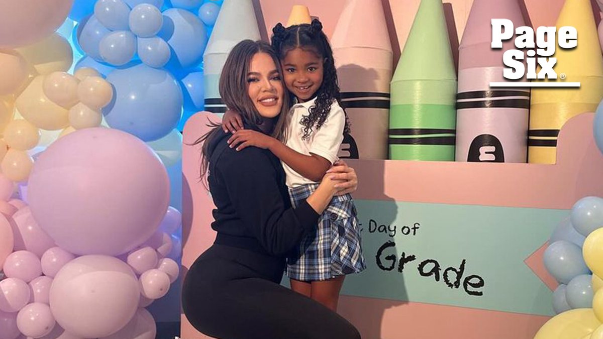 Khloé Kardashian is ‘not OK’ after sending daughter True off to first grade: See the sweet pics trib.al/pvqGmRW