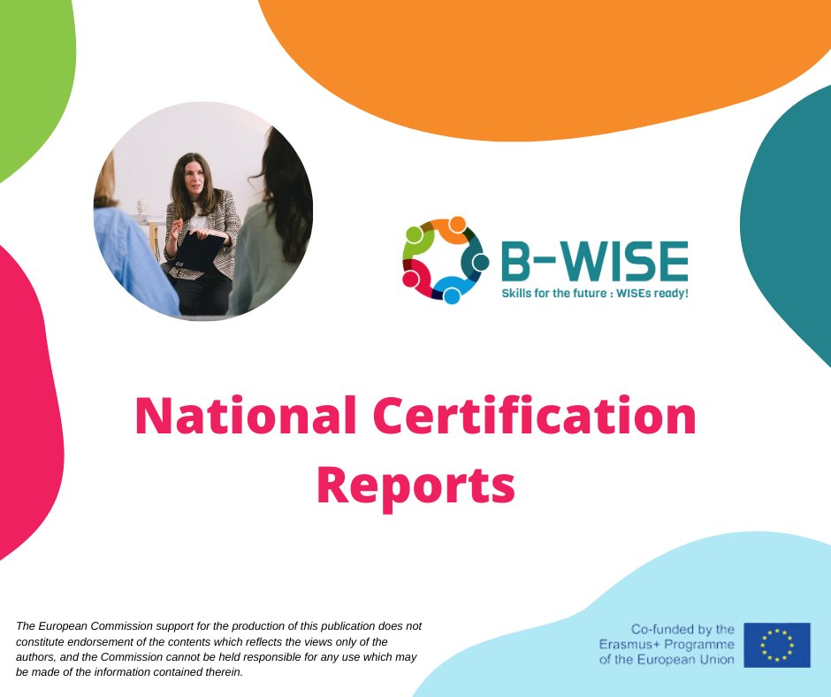 📚 #BWISE has published the National Certification Reports for the B-WISE Training Curricula! The reports reveal progress and challenges in certifying the curricula across 13 countries, highlighting the need for tailored approaches.

🔗 Learn more: bit.ly/3XkIF8N