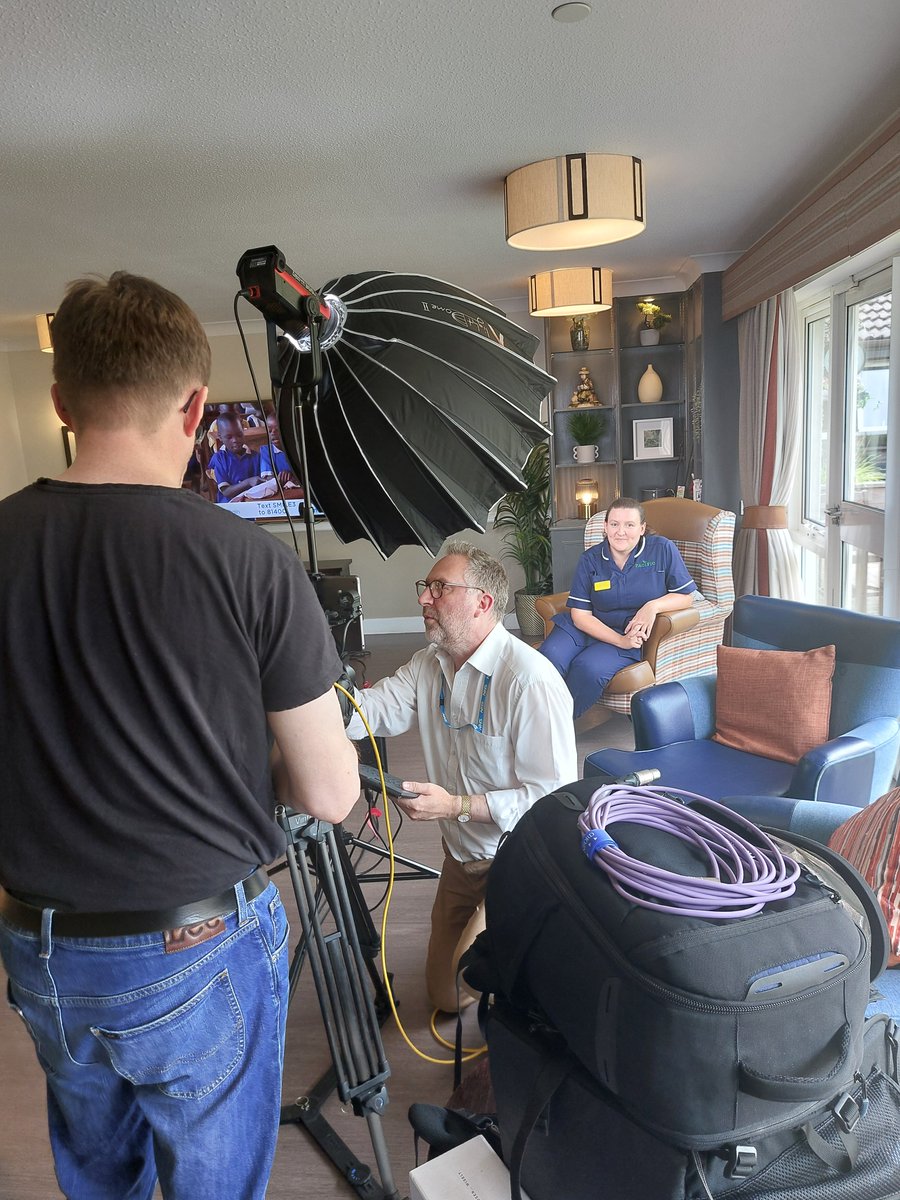 Pacific Care (@pacific_care_uk) on Twitter photo 🎥 Exciting day at Lillyburn! We have a camera crew on-site filming a launch video for #ProjectMilkshake with <a href="/NHSGGCDiet/">NHSGGC Dietitians</a> and <a href="/nhsggcchc/">NHSGGC - Care Home Collaborative</a>.
Our manager <a href="/clareselbie/">Clare Selbie</a>, chef John, and team lead Chellsey have been interviewed to share insights about the project!🥤
#carehomesuk 🎥 Exciting day at Lillyburn! We have a camera crew on-site filming a launch video for #ProjectMilkshake with <a href="/NHSGGCDiet/">NHSGGC Dietitians</a> and <a href="/nhsggcchc/">NHSGGC - Care Home Collaborative</a>.
Our manager <a href="/clareselbie/">Clare Selbie</a>, chef John, and team lead Chellsey have been interviewed to share insights about the project!🥤
#carehomesuk
