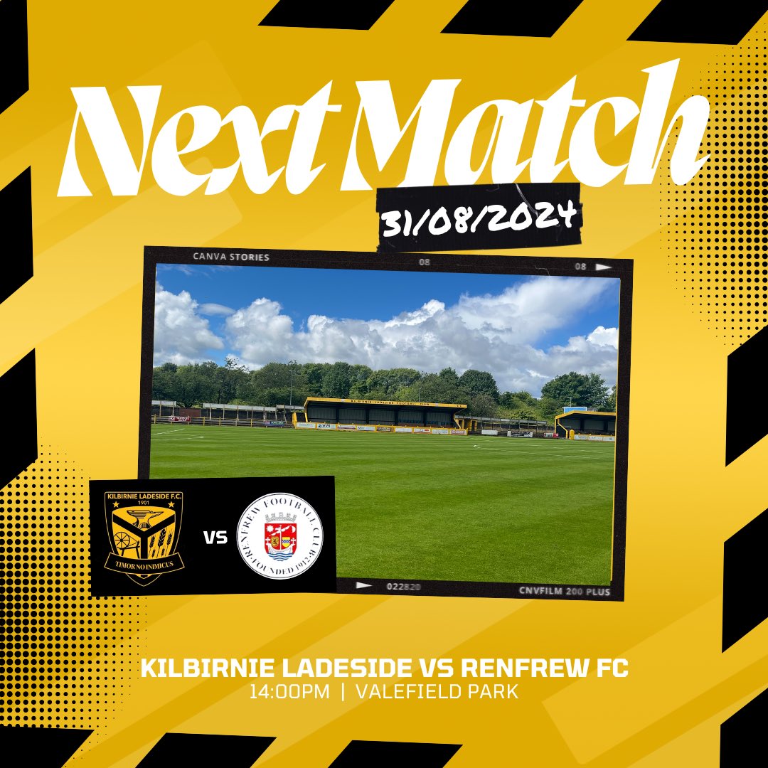 👊🏻Next Match👊🏻

After disappointing weekend we pick ourselves back up to face <a href="/RenfrewFC/">RenfrewFC</a> at home in a league match. Bar &amp; Kitchen will be open along with merchandise shop!!🙌🏻🐝

Come down support boys on this Saturday!!🙌🏻🐝

#ComeOnTheBlasties