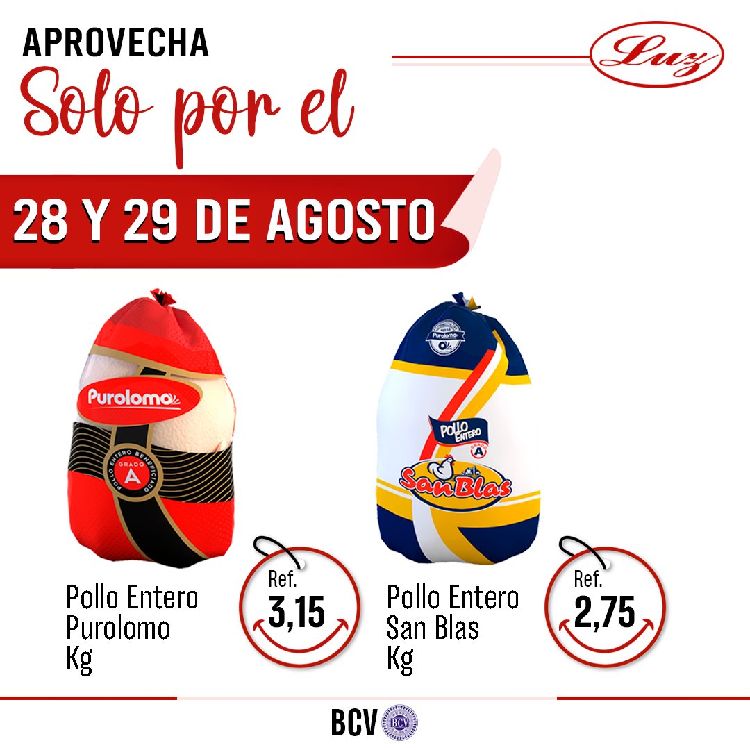 mercadosluzca's tweet photo. Ven y disfruta del #Soloporhoy en todas nuestras sucursales por el 28 al 29 de agosto.

#Automercadosluz #LuzQuick #Agosto2024 #FestivaldePrecios #descuentos #mercado #promos #market #mall #supermercado #comida #ofertas #promociones #productosdigitales https://t.co/A5TRVCb9lN