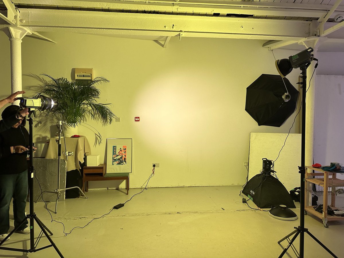 Trying some fun lighting for portraits in the studio.