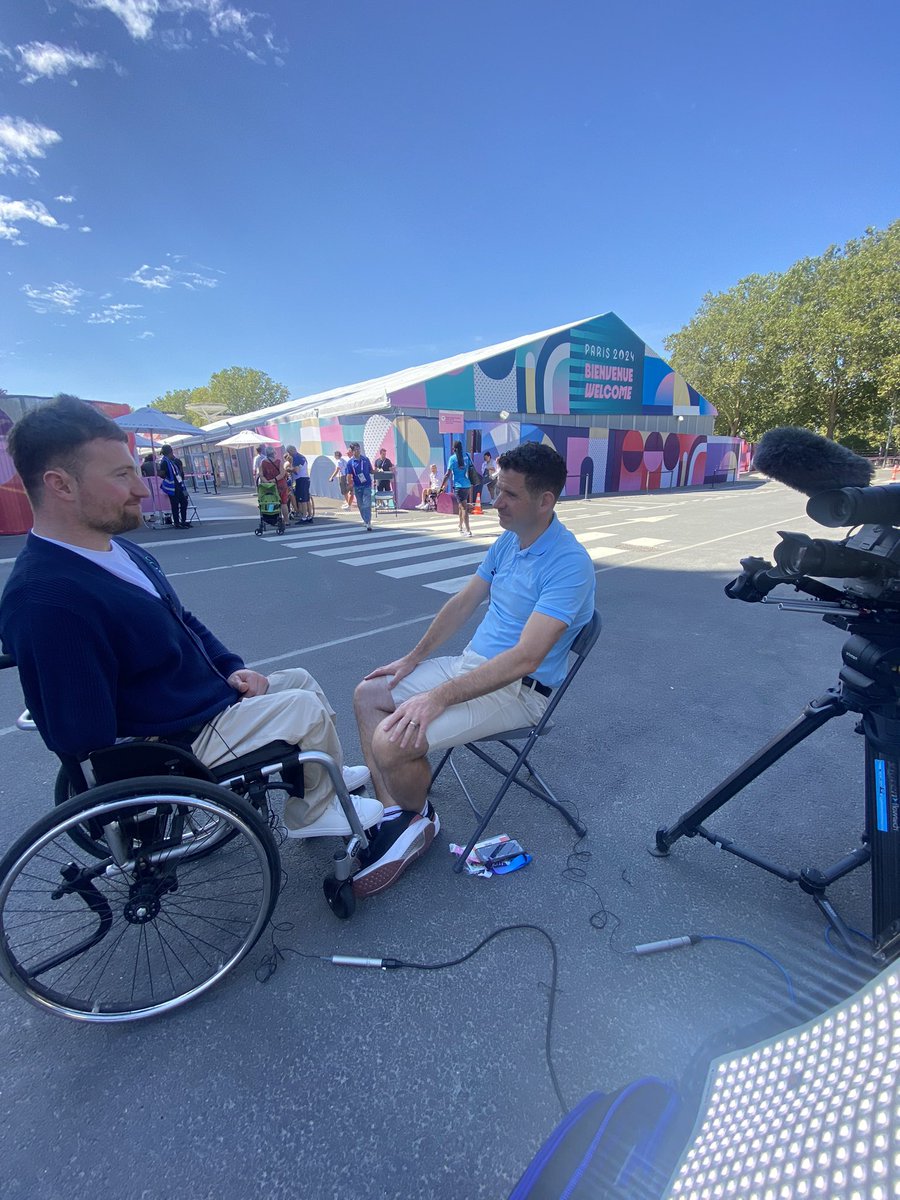 Our Paralympian flag bearers, Orla Comerford and Colin Judge, speaking to us at the Paralympic Village today ahead of the Opening Ceremony tonight 🇫🇷 

Live on RTÉ from 18:30 📺 

#ParalympicGames #Paris2024 #TeamIreland