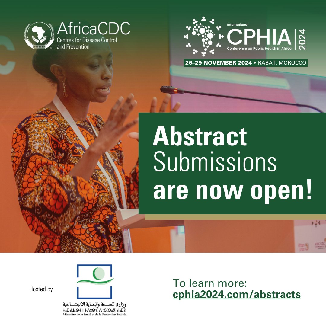 Submissions for #CPHIA2024 abstracts are now open! Share your abstract today for a chance to present your research during special sessions at this year's conference. Visit cphia2024.com/abstracts/ for more information and submission guidelines.