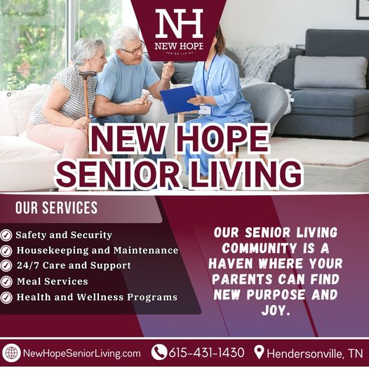 NewHopeSL's tweet photo. New Hope Senior Living: A Community Built on Compassion.
SUMMER MOVE-IN SPECIAL
For more information, please give us a call at 615-431-
1430 and/or visit our website at
https://t.co/WV8yBKZIiQ.
#AssistedLiving #NewHope #ComfortableLiving
#CompassionateCare #seniorhome https://t.co/fgczTO0zCT