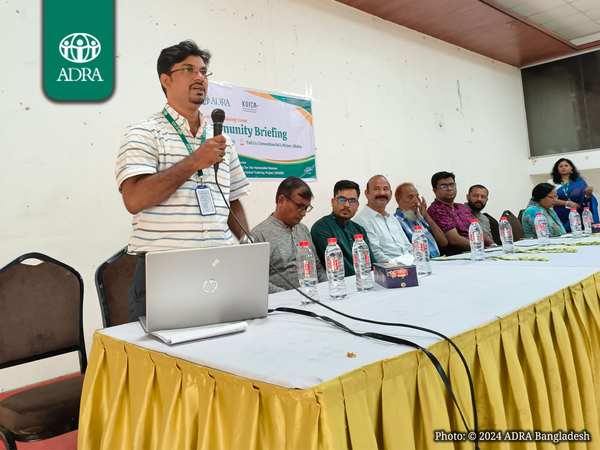 adrabangladesh's tweet photo. The Self-Reliance Support for the Vulnerable Women in Mirpur (SSWIM) recently held a seminar to raise awareness about the importance of vocational training for women in Mirpur.
#ADRA #ADRABangladesh #ADRAKorea #KOICA #SkillDevelopment #Empolyment #VocationalTraining #SSWIM https://t.co/sx5MogYvV2