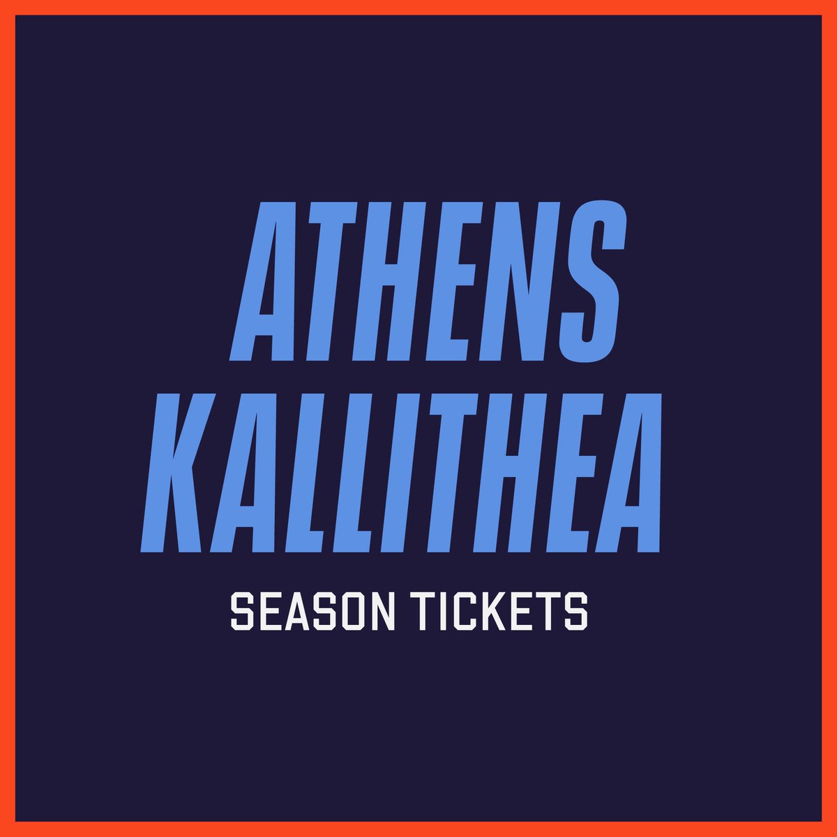 AKFC66's tweet photo. 2024/25 season tickets

H Athens Kallithea κυκλοφόρησε τα εισιτήρια διαρκείας για τη σεζόν 2024/25

https://t.co/mRHKQf5mQx

#AKFC66 https://t.co/cIuDm4j6Af