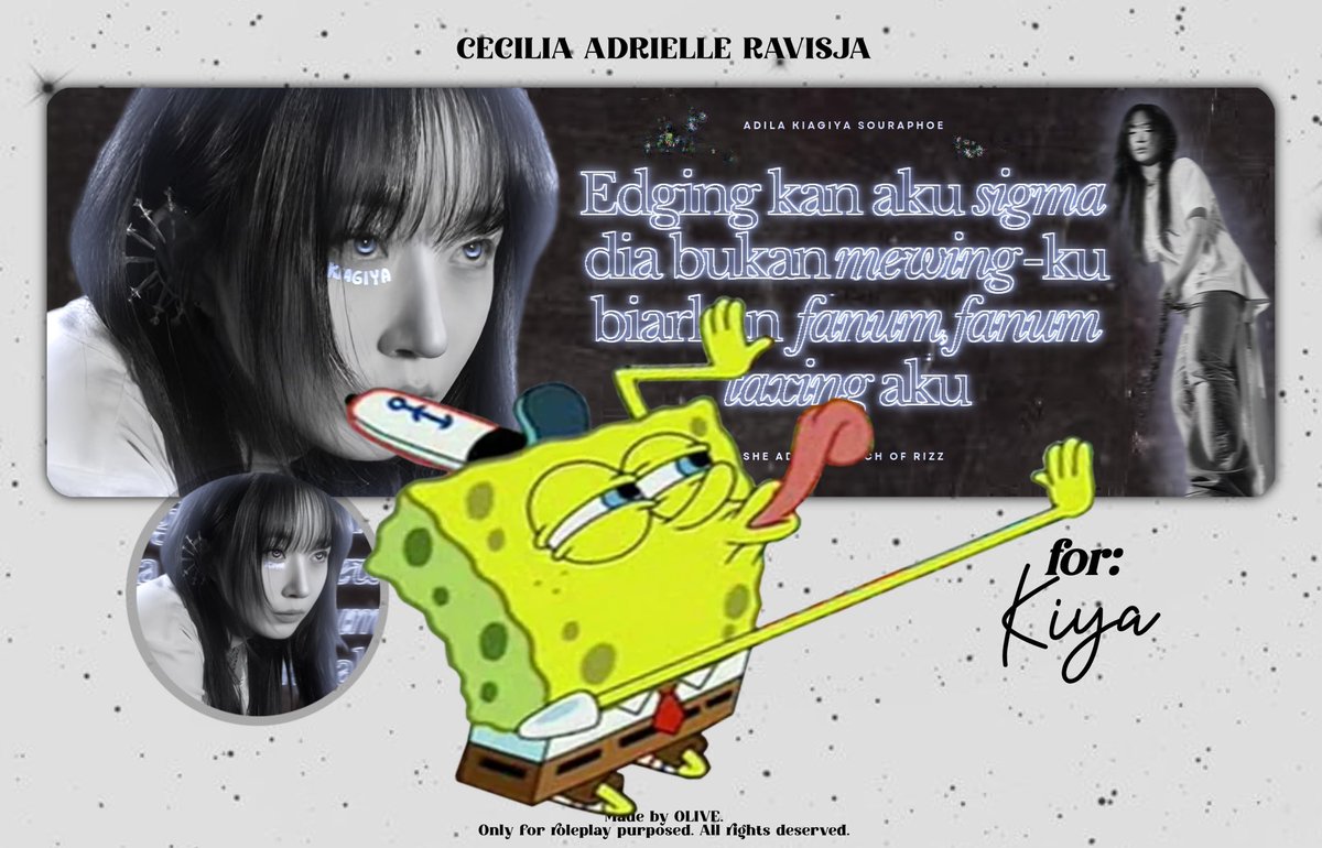 adiIakiya's tweet photo. (｡･ω･｡) 

bagus banget loh? seketika rizz level aku +500. shout out untuk tangan emas kk @adricilia! 🥺🤍 makasih banyak kk cecil 🫰🏻 maaf baru sempat pamerkan layout fantastic ini sekarang 🥲🙏 https://t.co/N3KTLAFEsX
