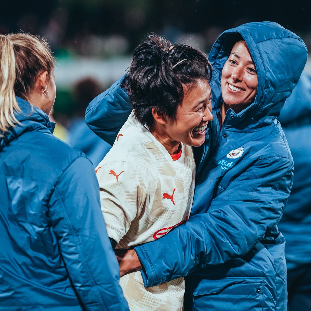 ManCityWomen's tweet image. A lot of love for Ayaka tonight! 🤗🇯🇵
