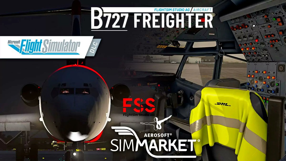 simflight's tweet image. Aerosoft - FlightSim Studio - B727 Freighter Update v1.0.2
simflight.com/2024/08/28/aer…

#flightsim #Aerosoft #FlightSimStudio #FSS #Boeing #B727 #Freighter #Cargo #MSFS2020
