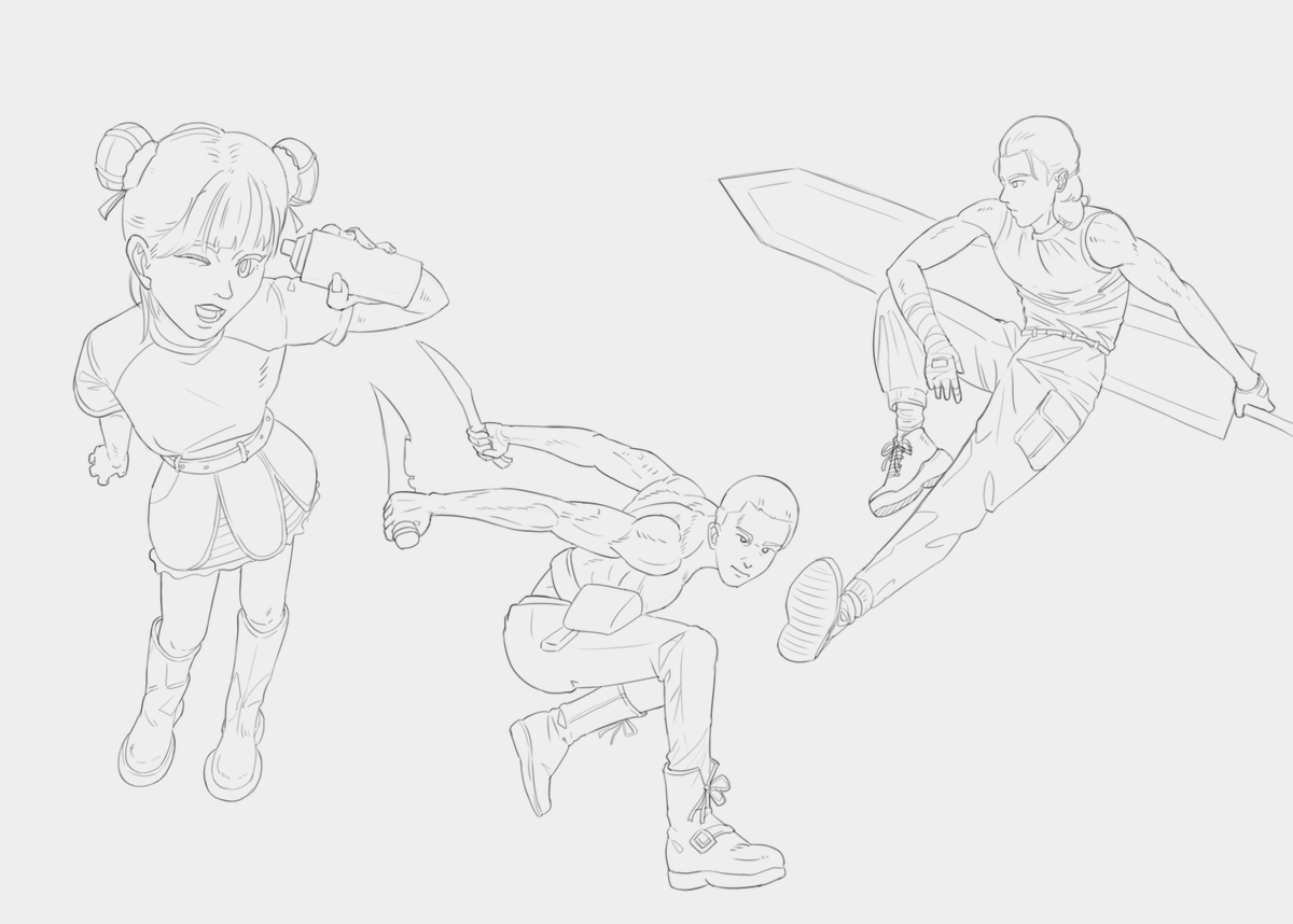 Byougen's tweet photo. random pose study #3 🐒
#posemaniacs #drawing #sketchドロー #rkgk https://t.co/2toUAPKr98