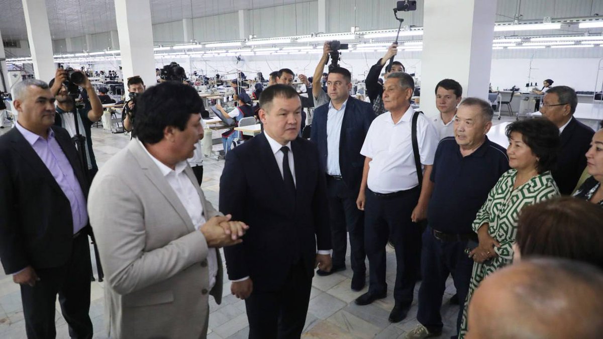 Orinbayev_A's tweet photo. Елликқала районында «Бўстон Деним» кәрханасы жумыс баслады
—
Элликқалъа туманида «Бўстон Деним» корхонаси иш бошлади https://t.co/nP94jmpTba
