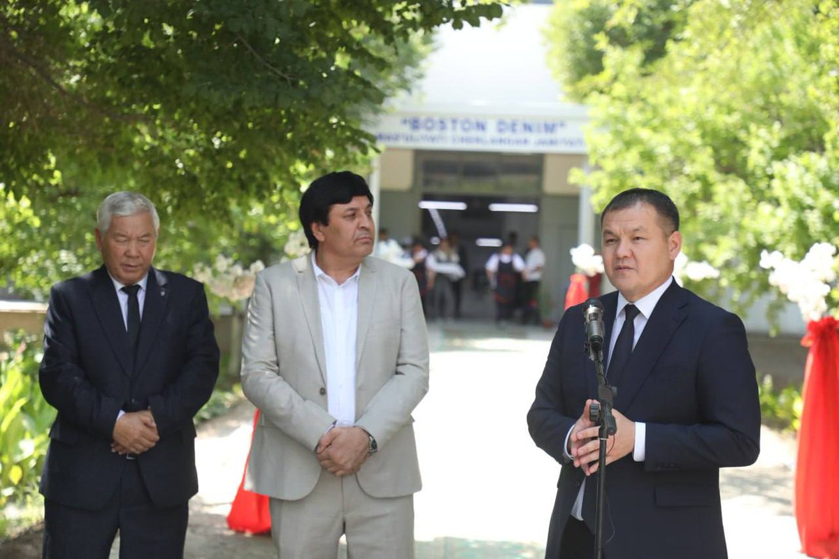 Orinbayev_A's tweet photo. Елликқала районында «Бўстон Деним» кәрханасы жумыс баслады
—
Элликқалъа туманида «Бўстон Деним» корхонаси иш бошлади https://t.co/nP94jmpTba